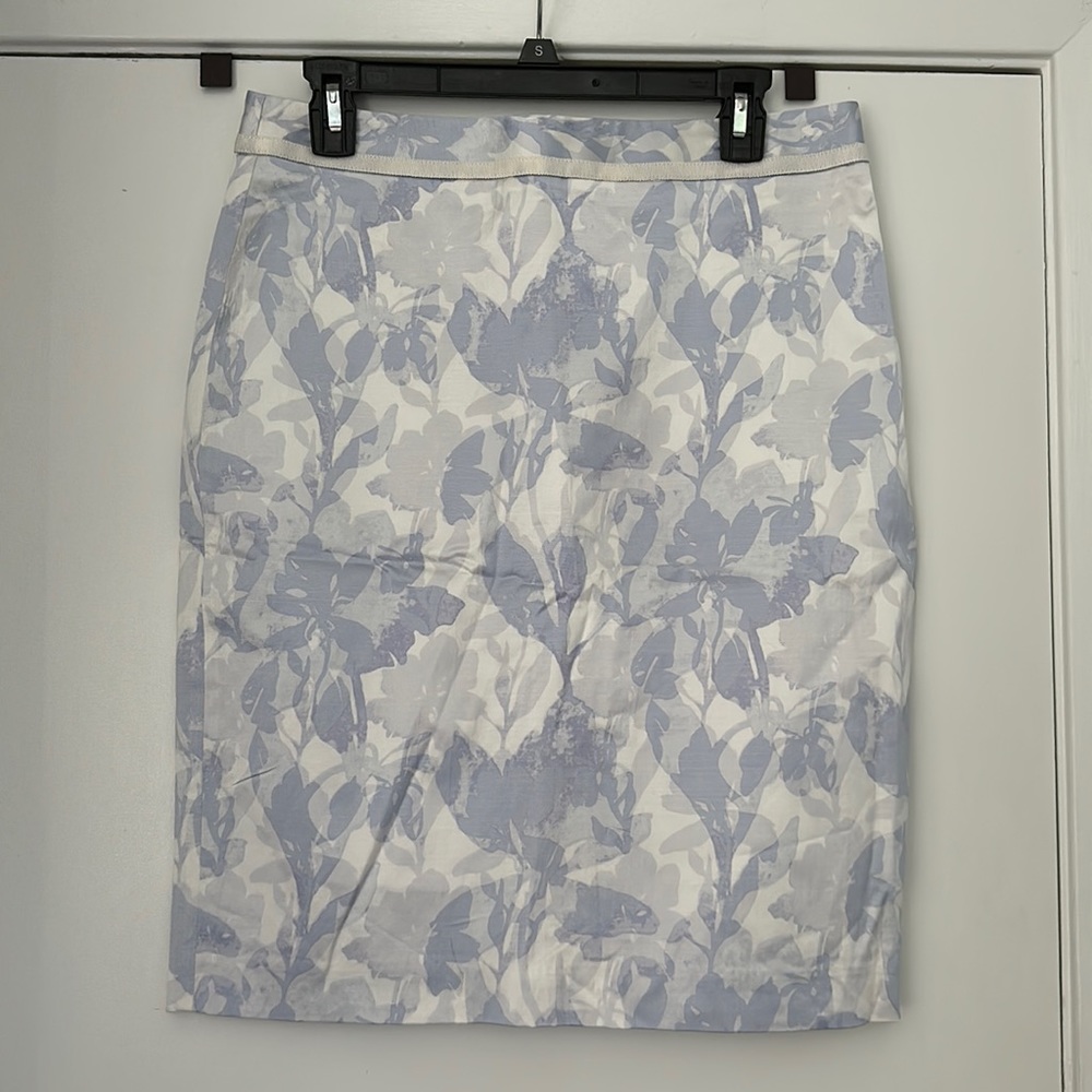 Floral pencil skirt